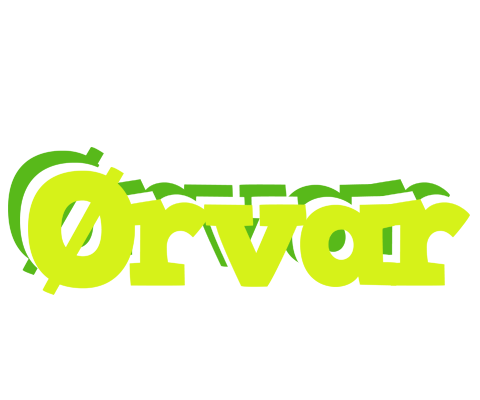 Ørvar citrus logo