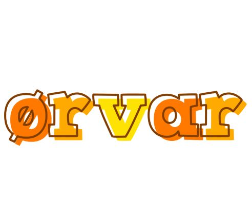 Ørvar desert logo