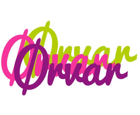 Ørvar flowers logo