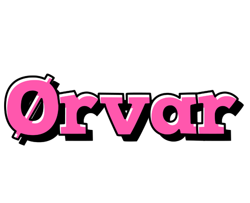 Ørvar girlish logo