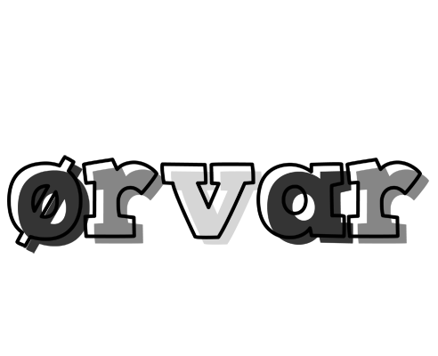 Ørvar night logo