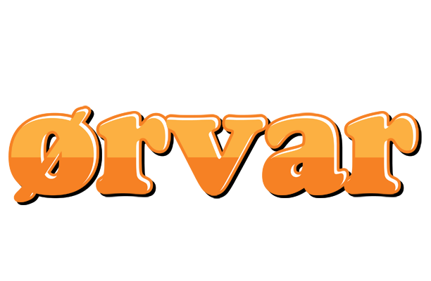 Ørvar orange logo