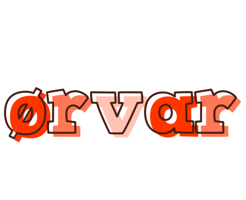 Ørvar paint logo