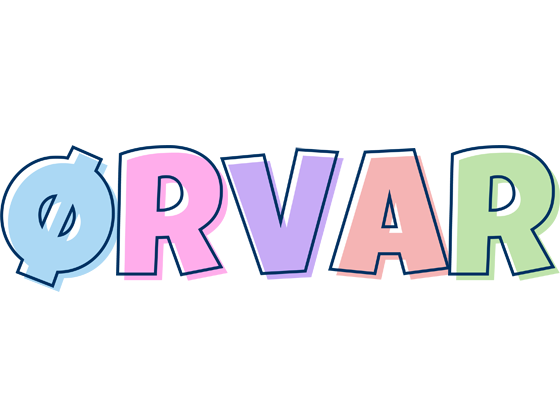 Ørvar pastel logo