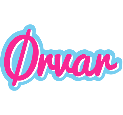 Ørvar popstar logo