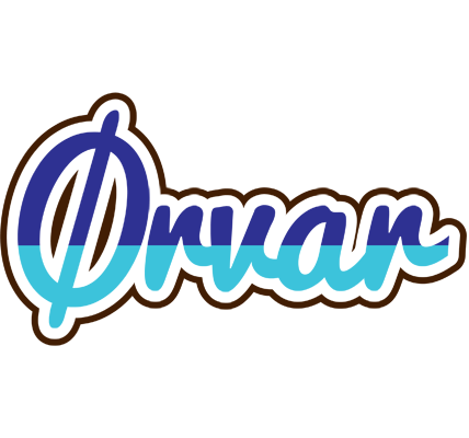 Ørvar raining logo