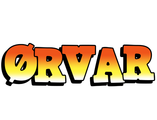 Ørvar sunset logo