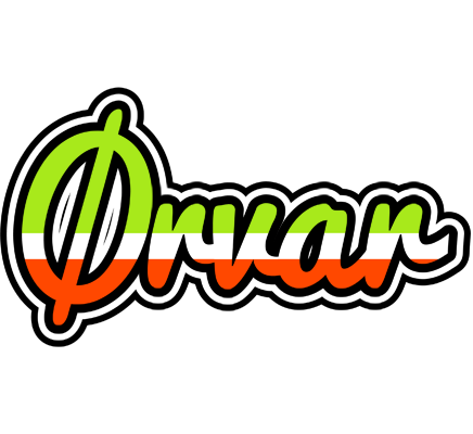 Ørvar superfun logo