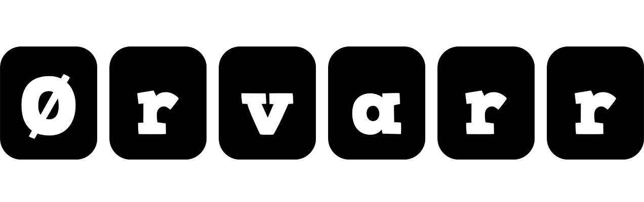 Ørvarr box logo