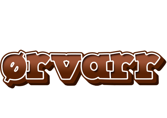 Ørvarr brownie logo