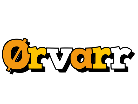 Ørvarr cartoon logo