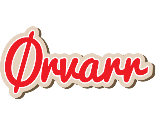 Ørvarr chocolate logo