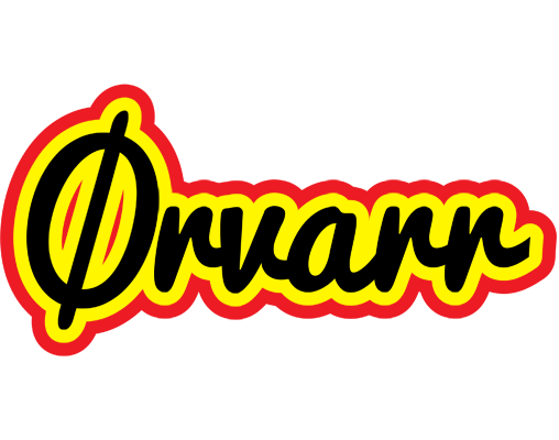 Ørvarr flaming logo