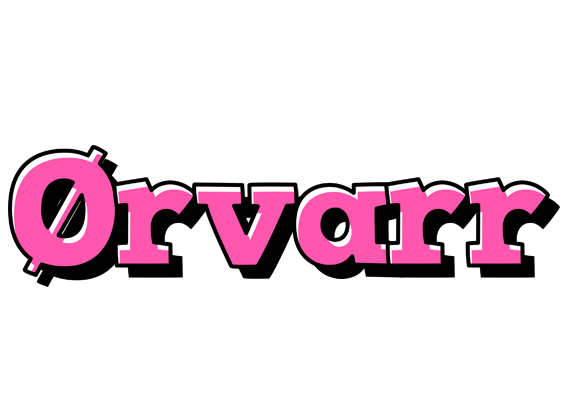Ørvarr girlish logo