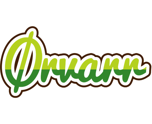 Ørvarr golfing logo