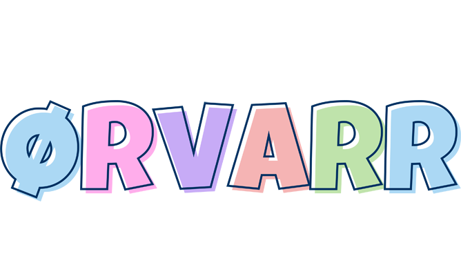 Ørvarr pastel logo