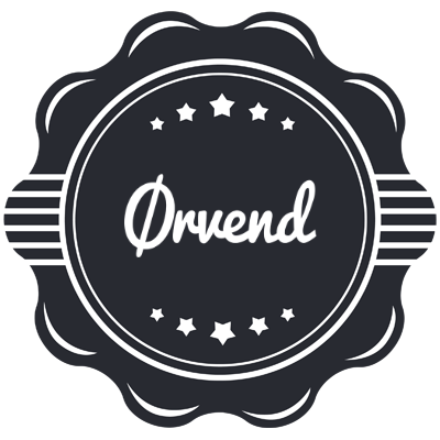 Ørvend badge logo