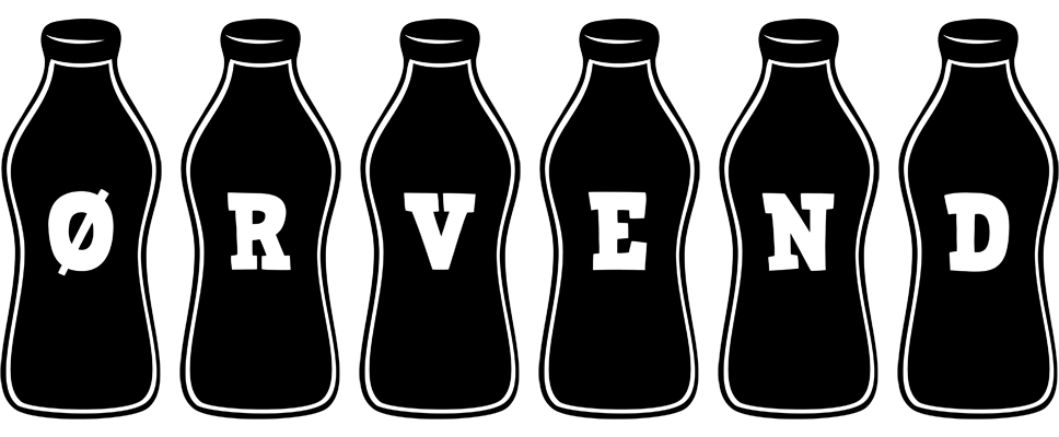 Ørvend bottle logo