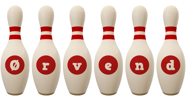 Ørvend bowling-pin logo