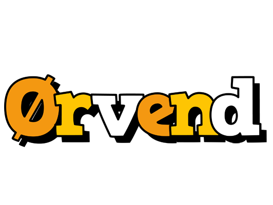 Ørvend cartoon logo