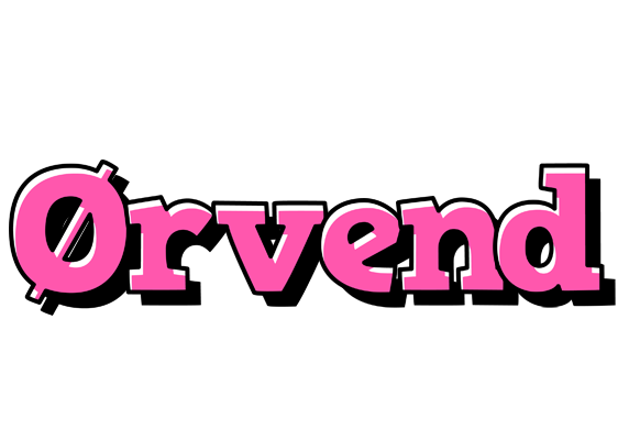 Ørvend girlish logo