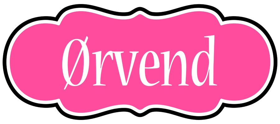 Ørvend invitation logo