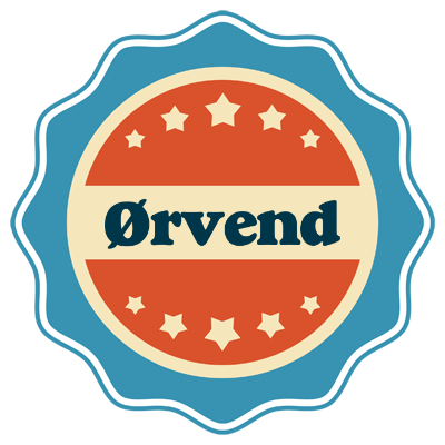 Ørvend labels logo