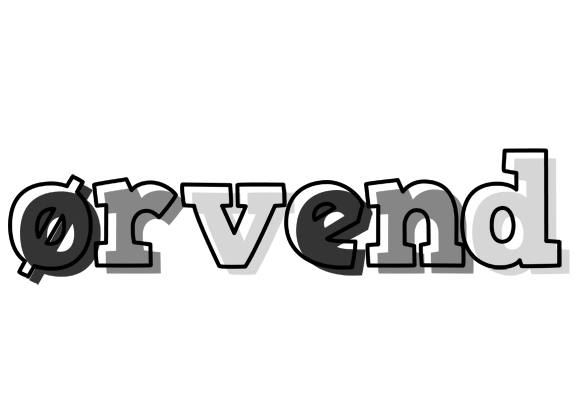 Ørvend night logo