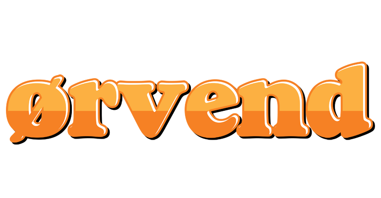 Ørvend orange logo
