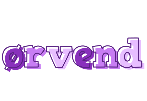 Ørvend sensual logo