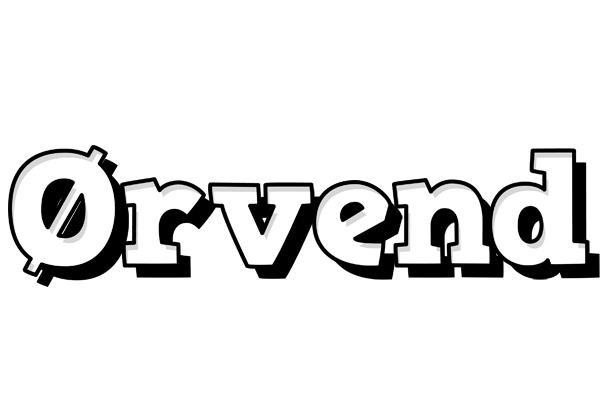 Ørvend snowing logo