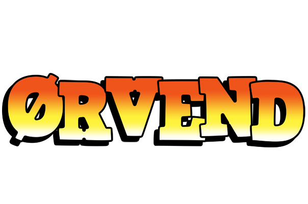 Ørvend sunset logo