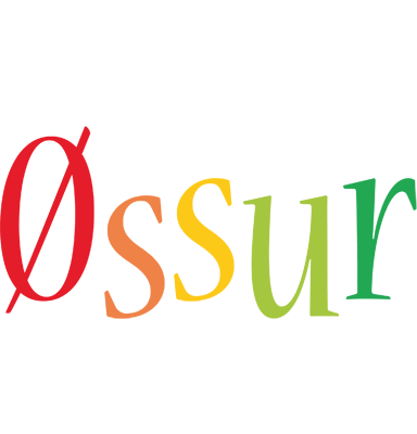 Øssur birthday logo