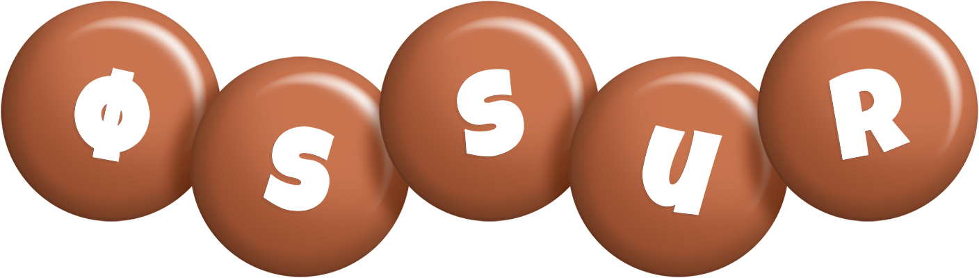 Øssur candy-brown logo