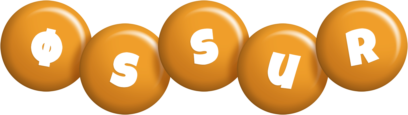 Øssur candy-orange logo