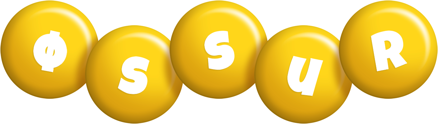 Øssur candy-yellow logo