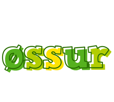 Øssur juice logo