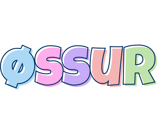 Øssur pastel logo