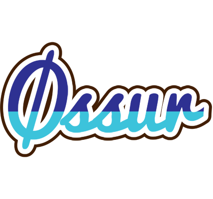 Øssur raining logo