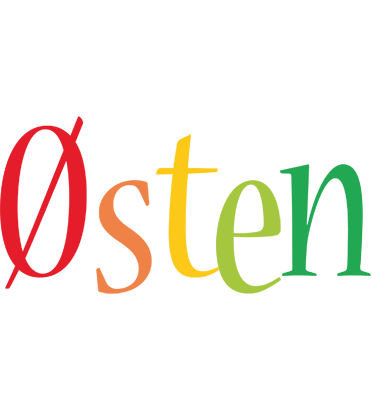 Østen birthday logo