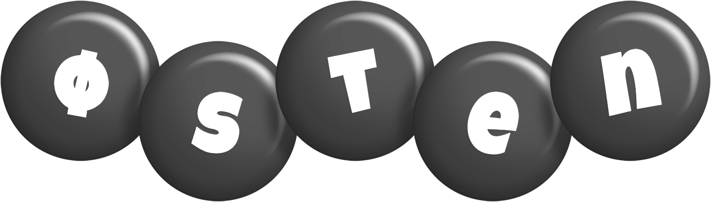 Østen candy-black logo