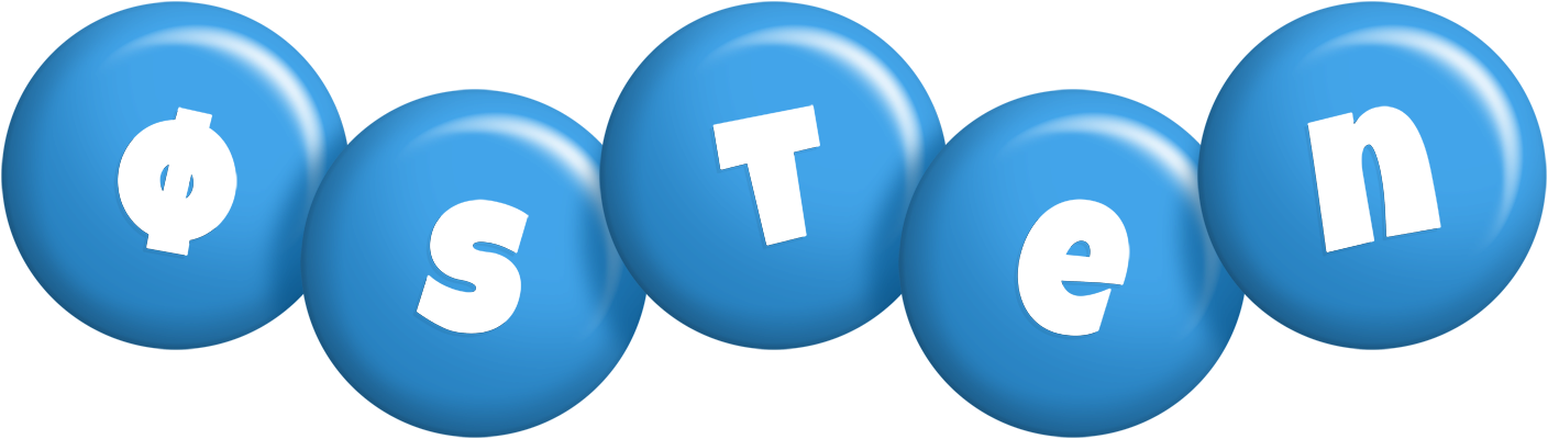 Østen candy-blue logo