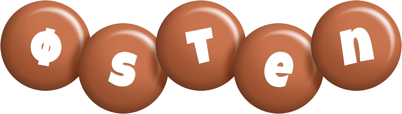 Østen candy-brown logo