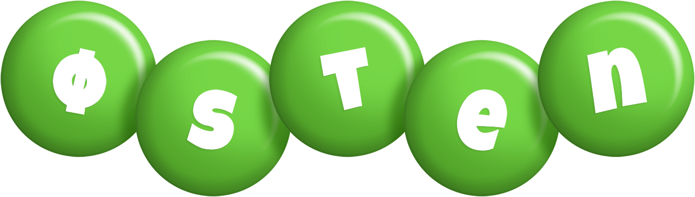 Østen candy-green logo