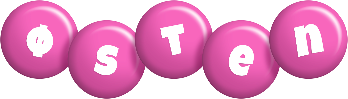 Østen candy-pink logo
