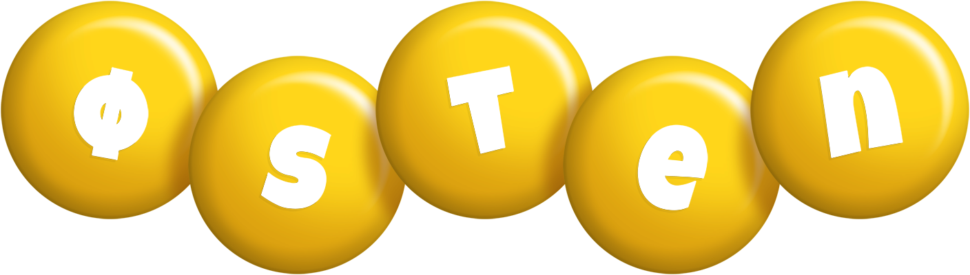 Østen candy-yellow logo