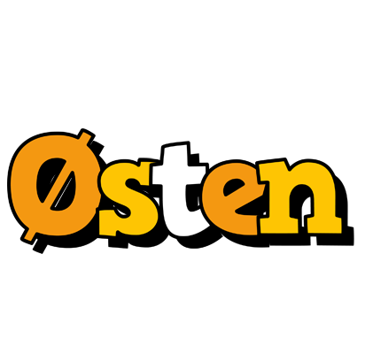 Østen cartoon logo