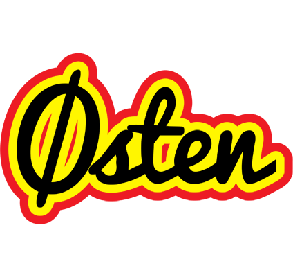 Østen flaming logo