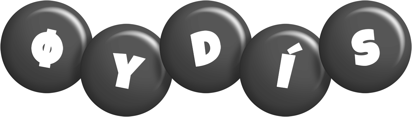 Øydís candy-black logo