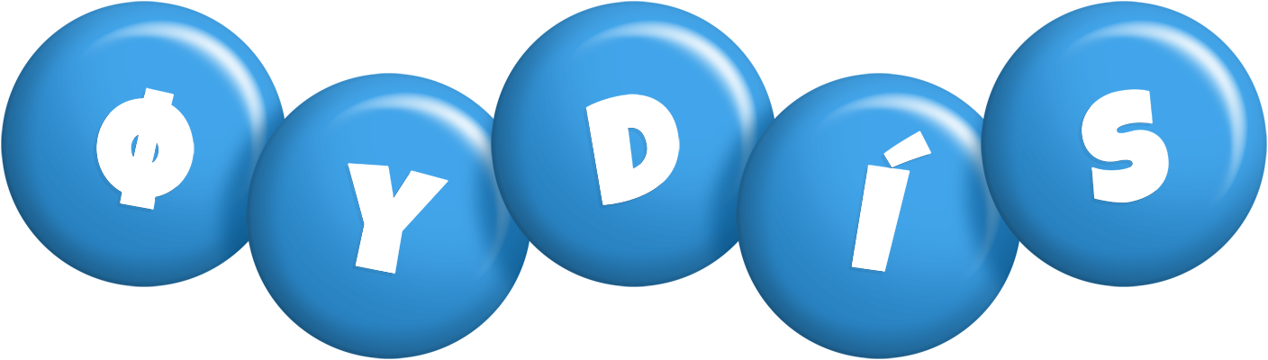 Øydís candy-blue logo